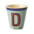 Melamine Cup - D - Vintage - Khaki van Rice | Kids Conceptstore Le Fanfare