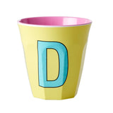 Melamine Cup - D - Yellow van Rice | Kids Conceptstore Le Fanfare
