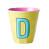 Melamine Cup - D - Yellow van Rice | Kids Conceptstore Le Fanfare