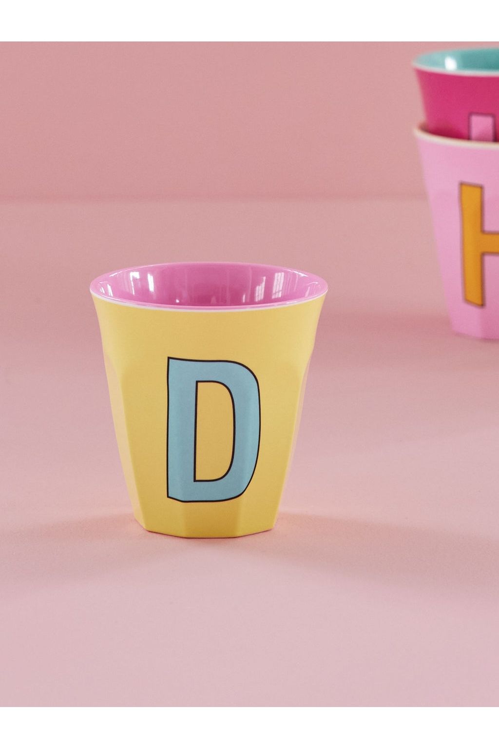 Melamine Cup - D - Yellow van Rice | Kids Conceptstore Le Fanfare