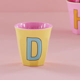Melamine Cup - D - Yellow van Rice | Kids Conceptstore Le Fanfare