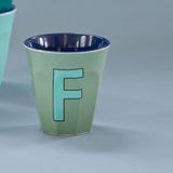 Melamine Cup - F - Khaki van Rice | Kids Conceptstore Le Fanfare
