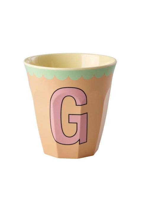 Melamine Cup - G - Vintage - Peach van Rice | Kids Conceptstore Le Fanfare