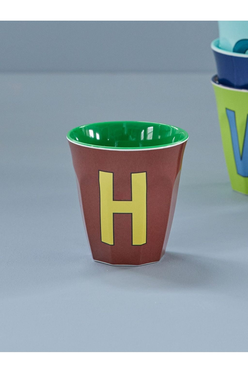 Melamine Cup - H - Brown van Rice | Kids Conceptstore Le Fanfare