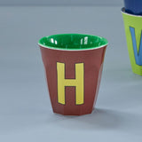Melamine Cup - H - Brown van Rice | Kids Conceptstore Le Fanfare