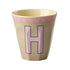 Melamine Cup - H - Vintage - Beige van Rice | Kids Conceptstore Le Fanfare