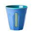 Melamine Cup - I - New Dusty Blue van Rice | Kids Conceptstore Le Fanfare