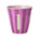 Melamine Cup - I - Pink - Stripes van Rice | Kids Conceptstore Le Fanfare