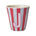 Melamine Cup - J - Red - Stripes van Rice | Kids Conceptstore Le Fanfare