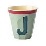 Melamine Cup - J - Vintage - Khaki van Rice | Kids Conceptstore Le Fanfare