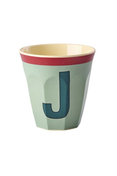 Melamine Cup - J - Vintage - Khaki van Rice | Kids Conceptstore Le Fanfare