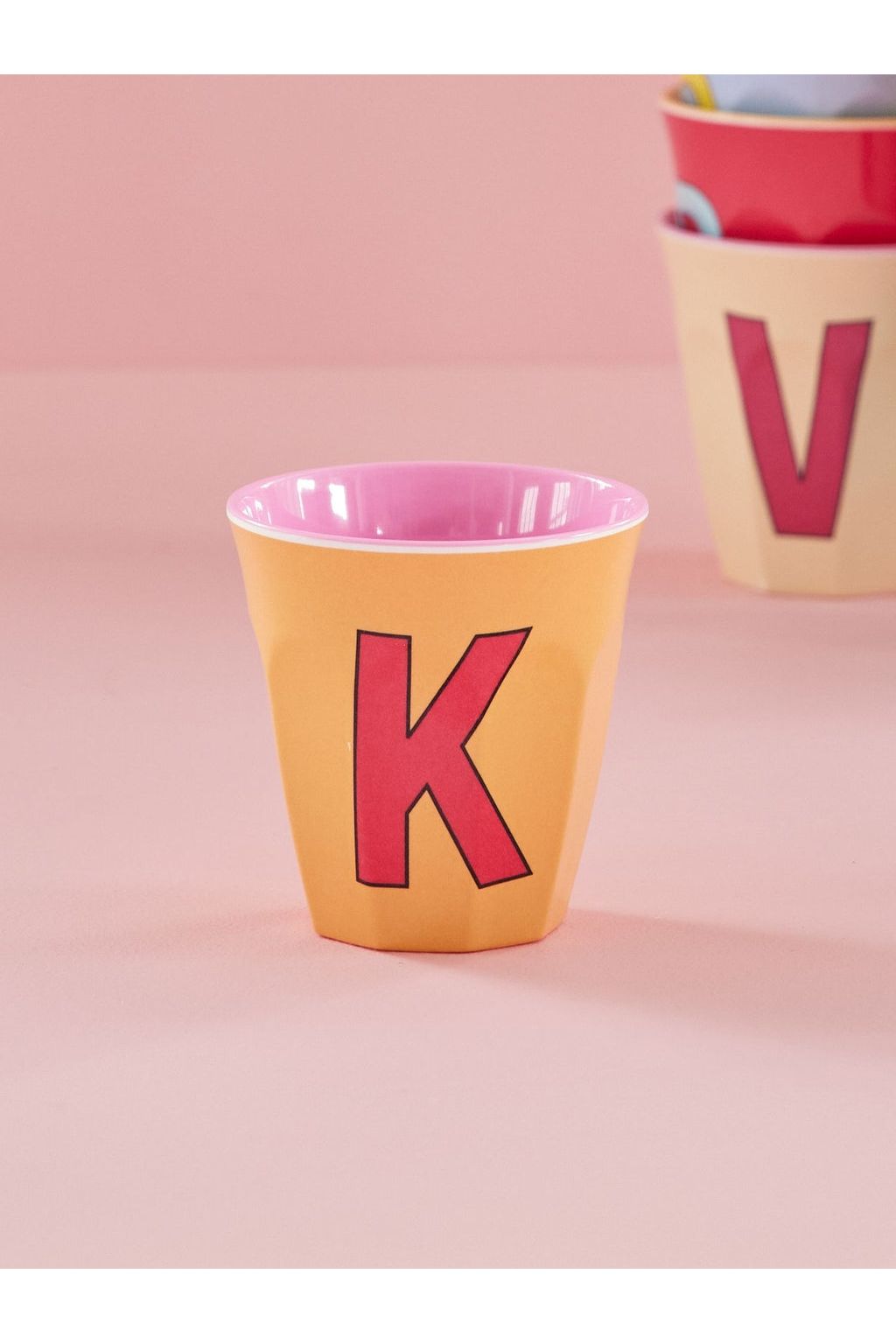 Melamine Cup - K - Apricot van Rice | Kids Conceptstore Le Fanfare