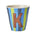Melamine Cup - K - Blue - Stripes van Rice | Kids Conceptstore Le Fanfare