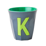 Melamine Cup - K - Dark Grey van Rice | Kids Conceptstore Le Fanfare