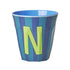 Melamine Cup - N - Multicolor Blue - Stripes van Rice | Kids Conceptstore Le Fanfare