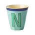 Melamine Cup - N - Vintage - Mint Green van Rice | Kids Conceptstore Le Fanfare