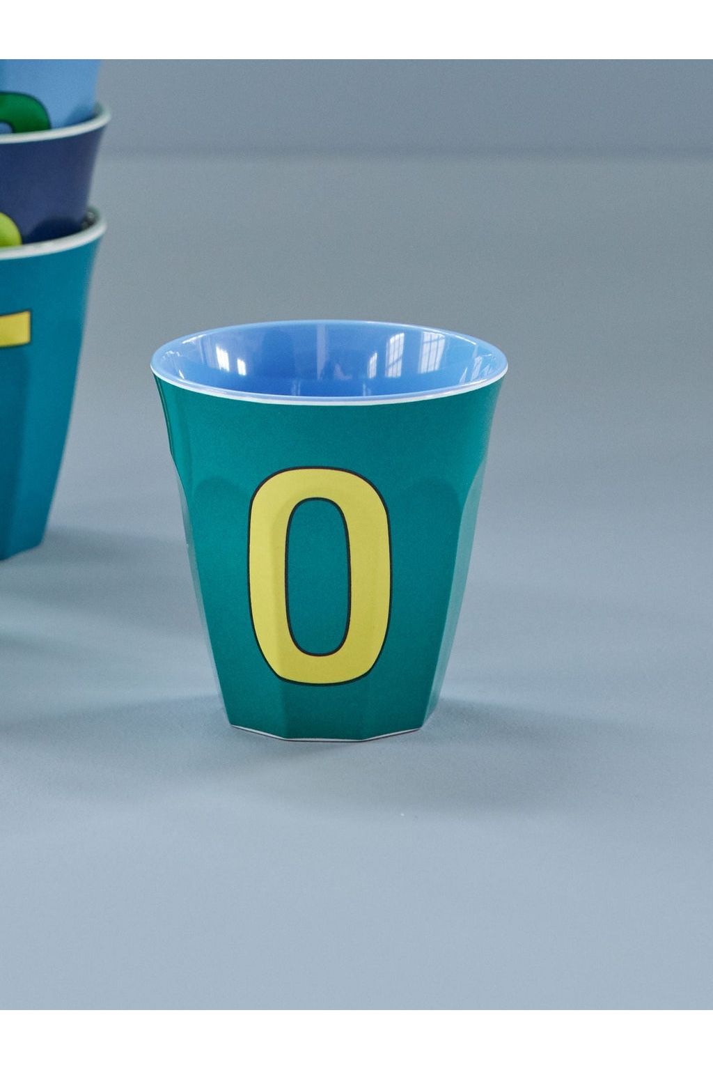 Melamine Cup - O - Green van Rice | Kids Conceptstore Le Fanfare