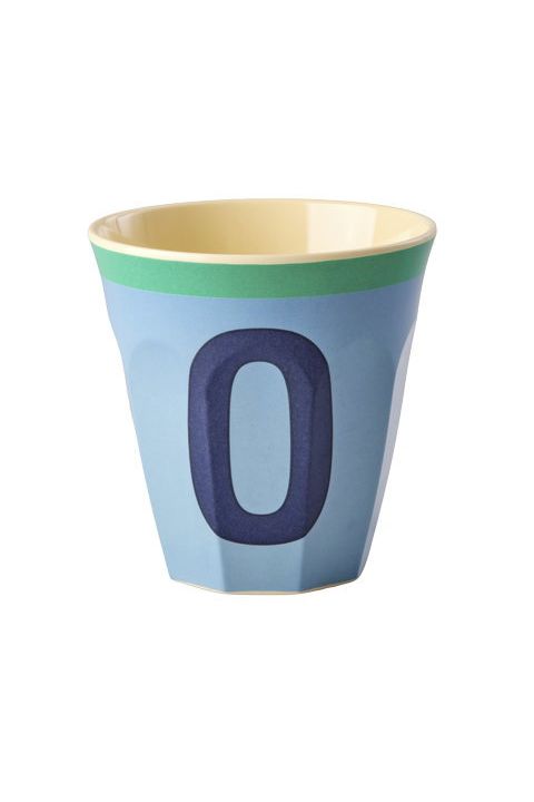 Melamine Cup - O - Vintage - Vintage Blue van Rice | Kids Conceptstore Le Fanfare
