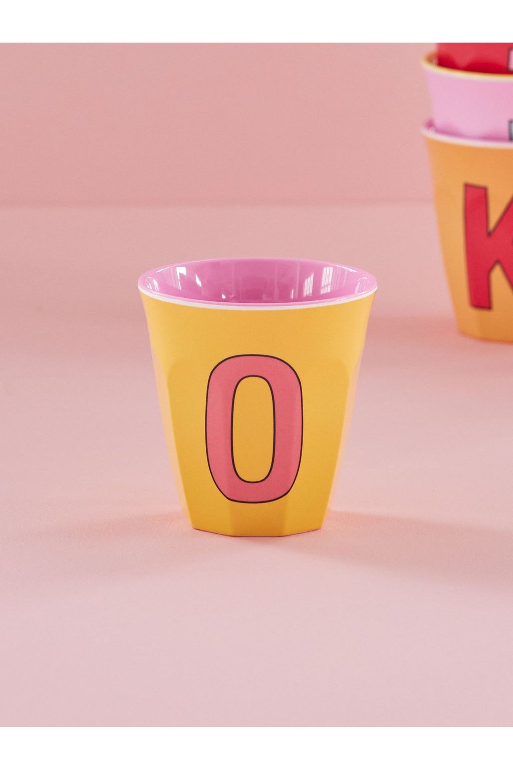 Melamine Cup - O - Yellow van Rice | Kids Conceptstore Le Fanfare