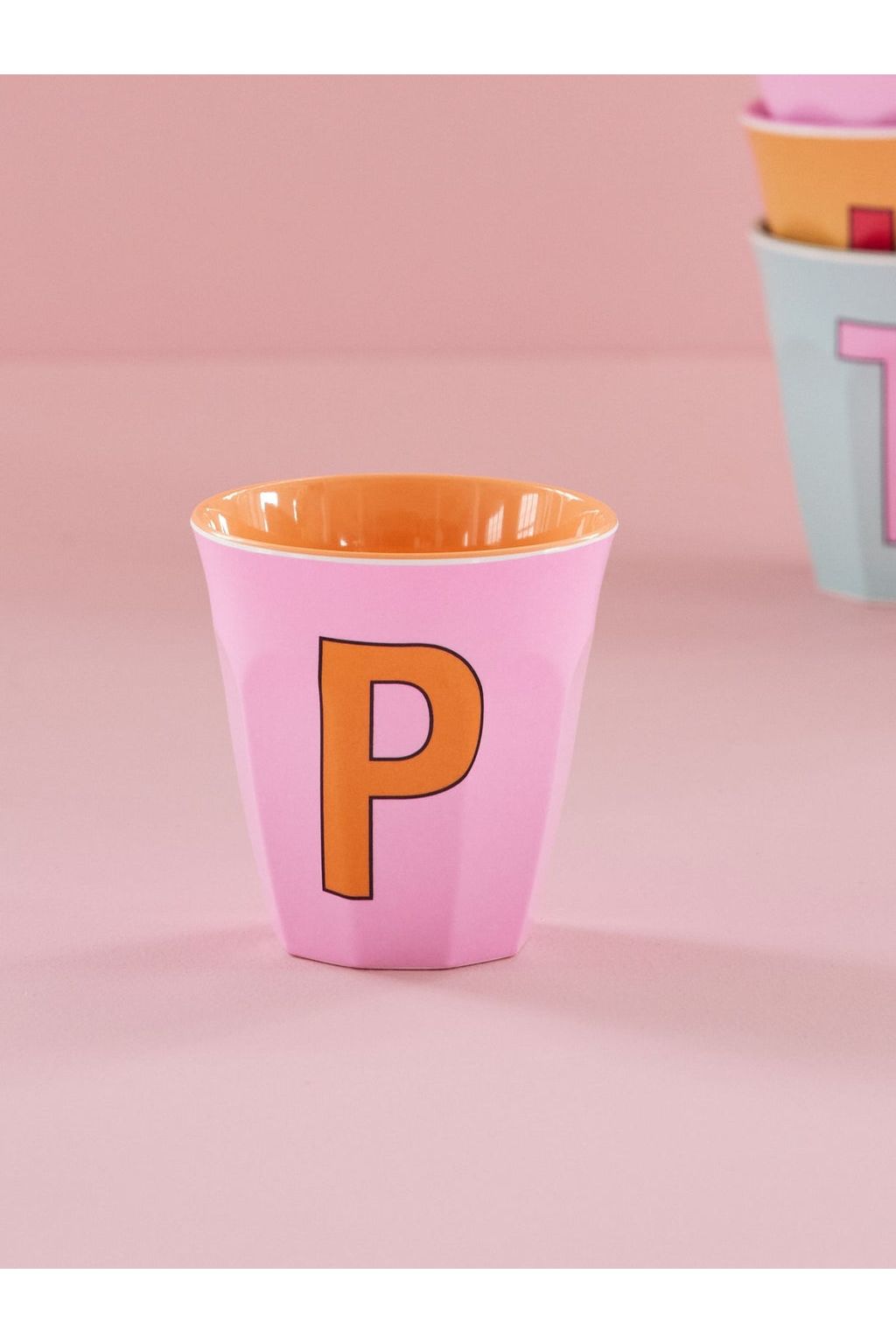 Melamine Cup - P - Pink van Rice | Kids Conceptstore Le Fanfare