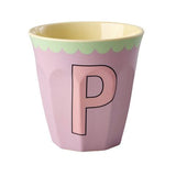 Melamine Cup - P - Vintage - Lavender van Rice | Kids Conceptstore Le Fanfare