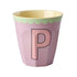 Melamine Cup - P - Vintage - Lavender van Rice | Kids Conceptstore Le Fanfare