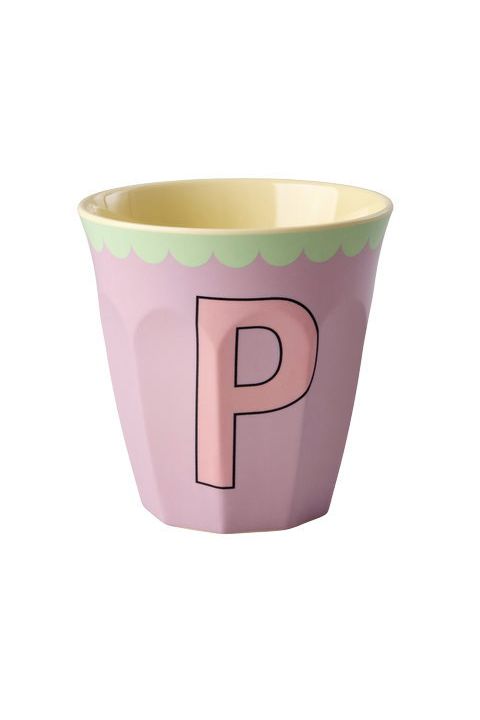 Melamine Cup - P - Vintage - Lavender van Rice | Kids Conceptstore Le Fanfare