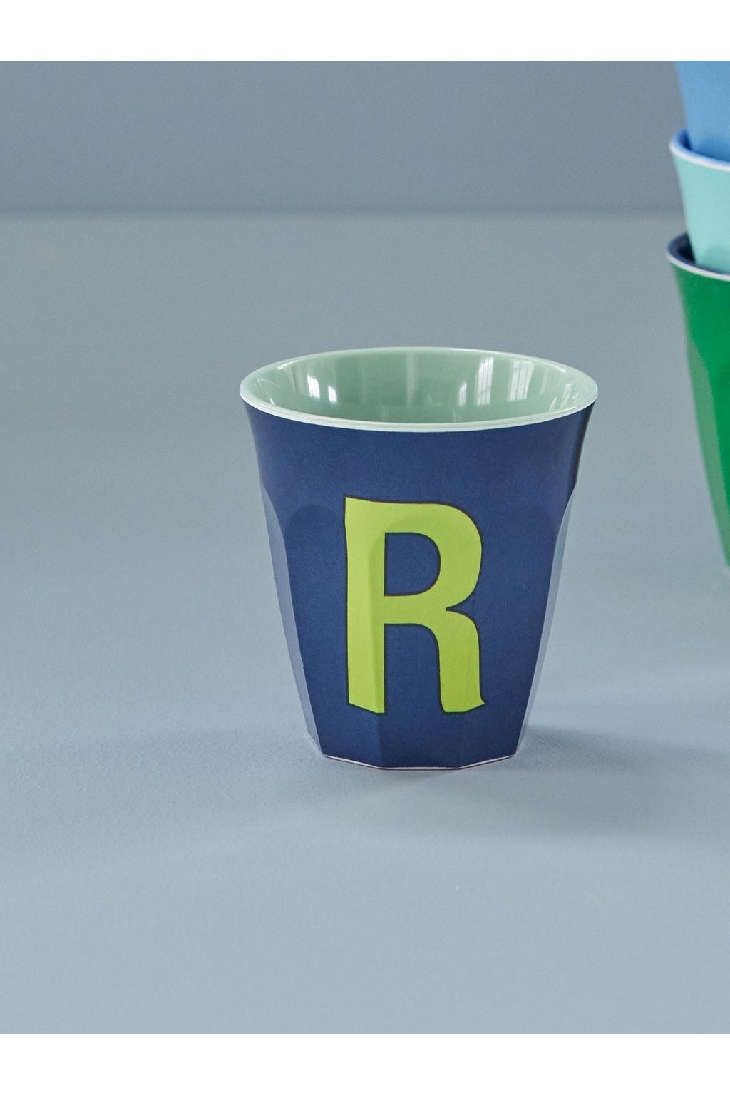Melamine Cup - R - Dark Blue van Rice | Kids Conceptstore Le Fanfare