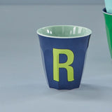 Melamine Cup - R - Dark Blue van Rice | Kids Conceptstore Le Fanfare