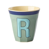 Melamine Cup - R - Vintage - Khaki van Rice | Kids Conceptstore Le Fanfare