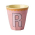 Melamine Cup - R - Vintage - Pink van Rice | Kids Conceptstore Le Fanfare