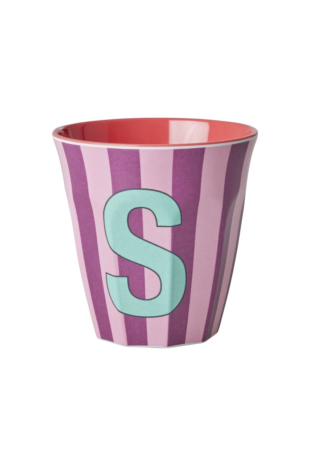 Melamine Cup - S - Multicolor Pink - Stripes van Rice | Kids Conceptstore Le Fanfare