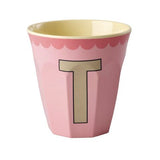 Melamine Cup - T - Vintage - Pink van Rice | Kids Conceptstore Le Fanfare