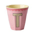 Melamine Cup - T - Vintage - Pink van Rice | Kids Conceptstore Le Fanfare