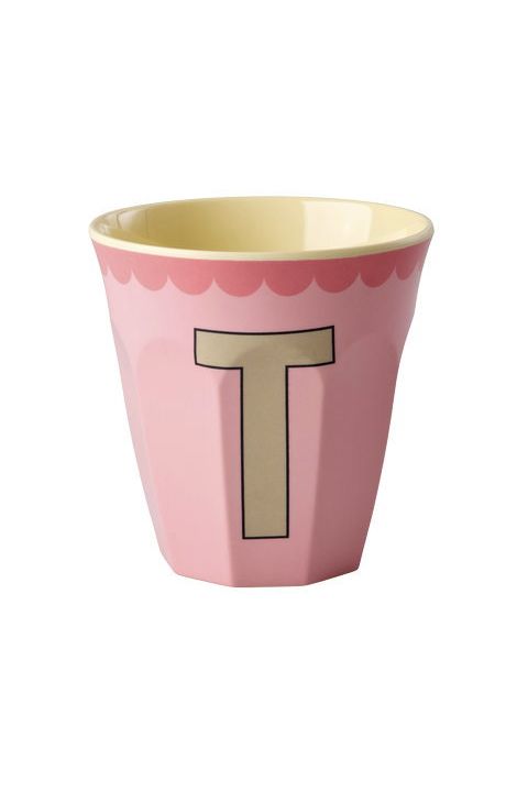 Melamine Cup - T - Vintage - Pink van Rice | Kids Conceptstore Le Fanfare