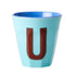 Melamine Cup - U - Mint van Rice | Kids Conceptstore Le Fanfare