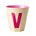 Melamine Cup - V - Soft Yellow van Rice | Kids Conceptstore Le Fanfare