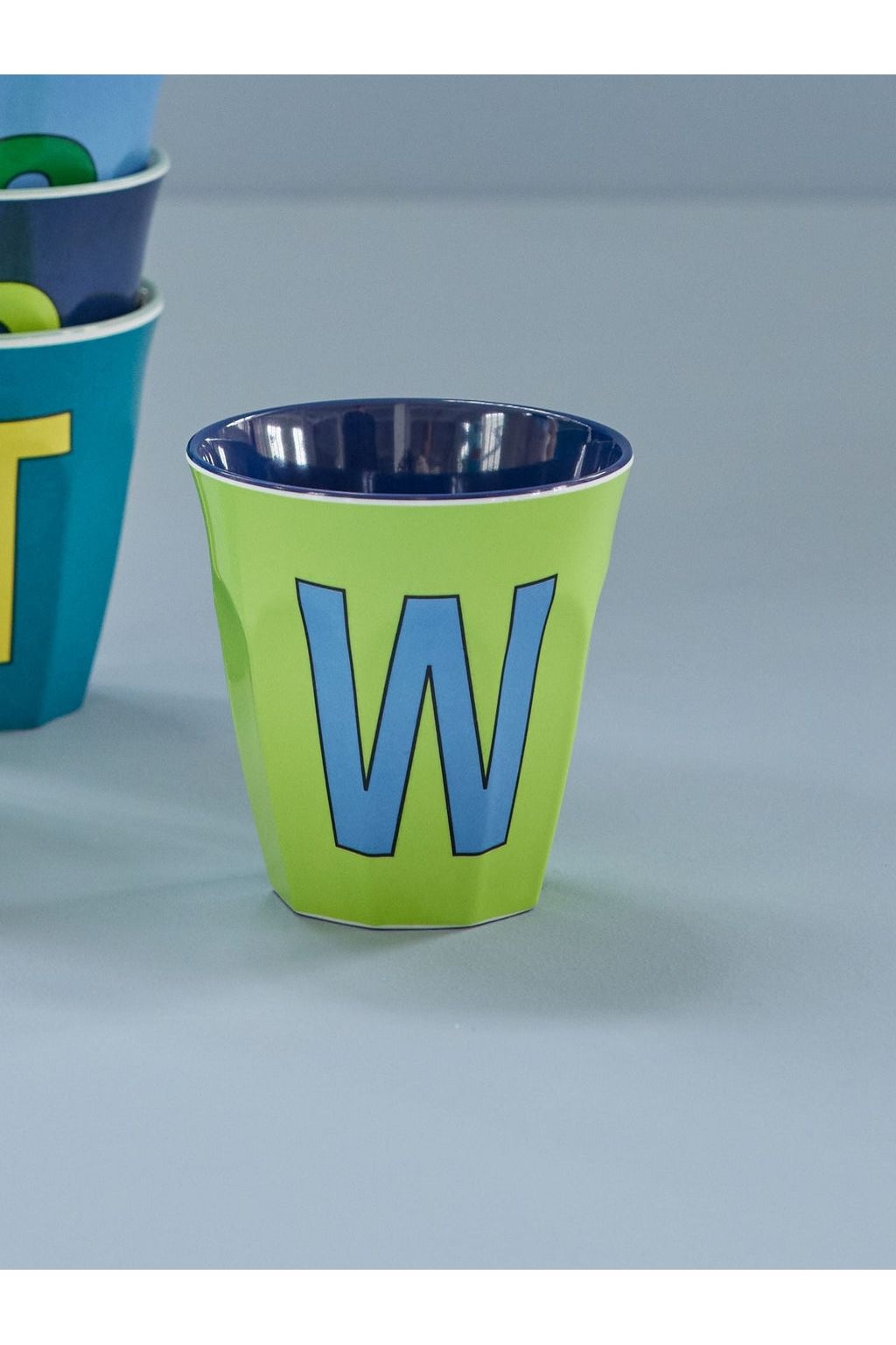 Melamine Cup - W - Lime Green van Rice | Kids Conceptstore Le Fanfare