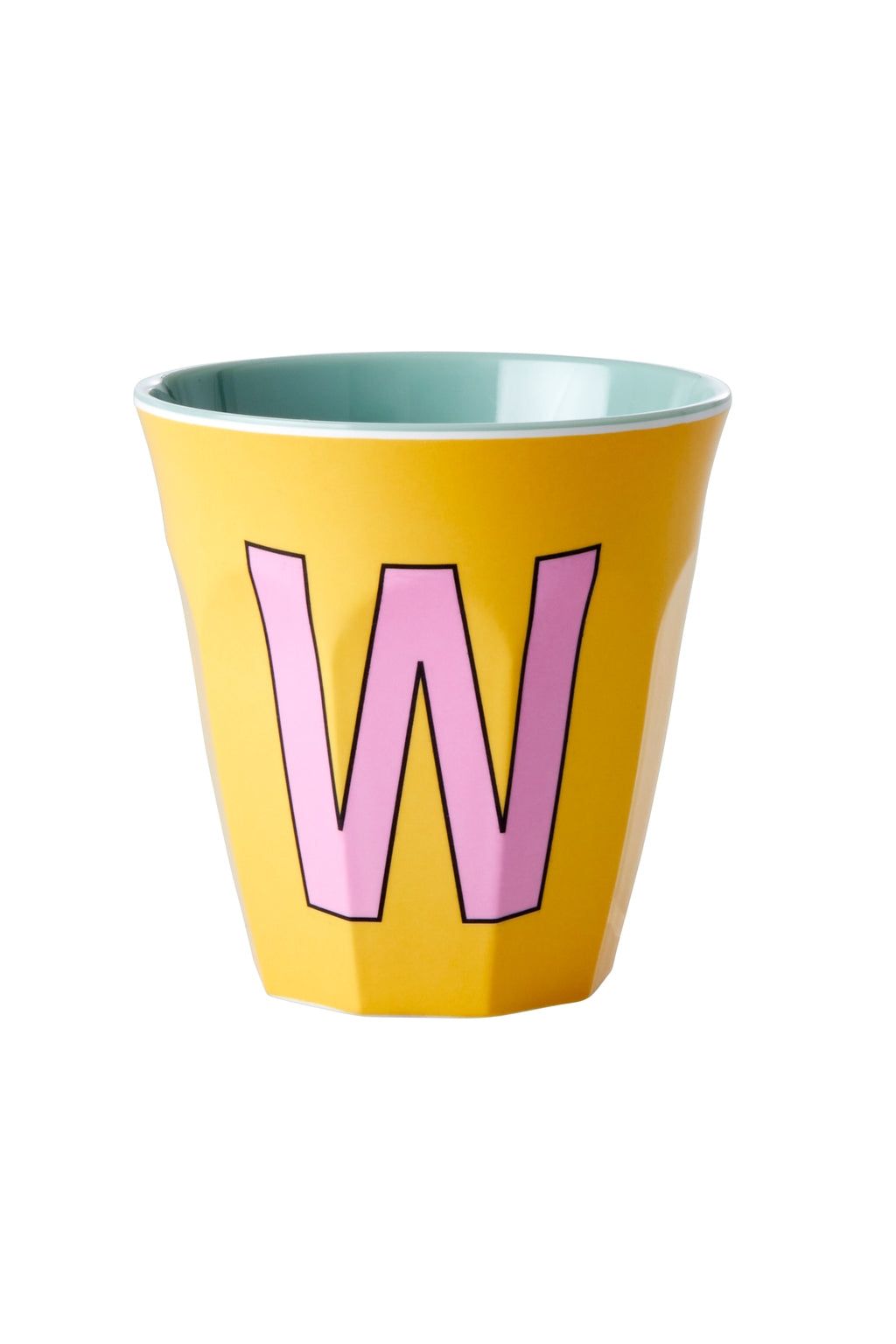 Melamine Cup - W - Yellow van Rice | Kids Conceptstore Le Fanfare