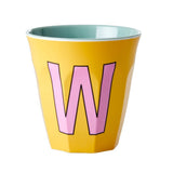 Melamine Cup - W - Yellow van Rice | Kids Conceptstore Le Fanfare