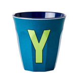 Melamine Cup - Y - Emerald van Rice | Kids Conceptstore Le Fanfare