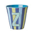 Melamine Cup - Z - Blue - Stripes van Rice | Kids Conceptstore Le Fanfare