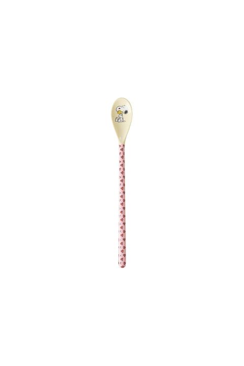 Melamine Latte Spoon in 6 Asst. Snoopy Prints van Rice | Kids Conceptstore Le Fanfare