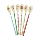 Melamine Latte Spoon in 6 Asst. Snoopy Prints van Rice | Kids Conceptstore Le Fanfare