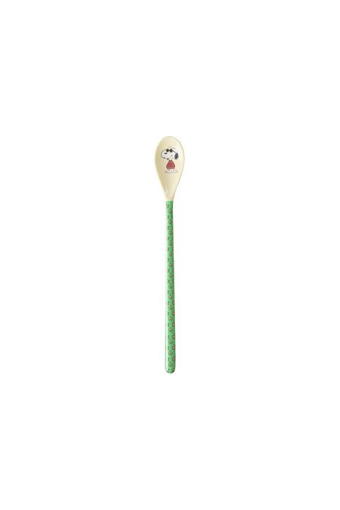 Melamine Latte Spoon in 6 Asst. Snoopy Prints van Rice | Kids Conceptstore Le Fanfare