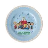 Melamine Side Plate with Soft Blue Snoopy Print van Rice | Kids Conceptstore Le Fanfare