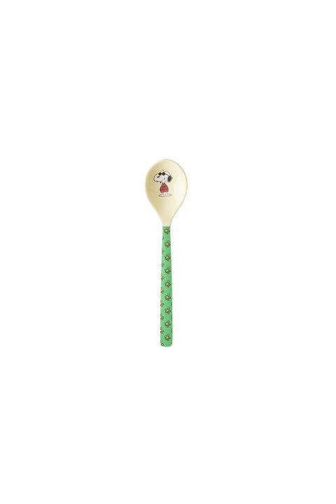 Melamine Teaspoon in 6 Asst. Snoopy Prints van Rice | Kids Conceptstore Le Fanfare