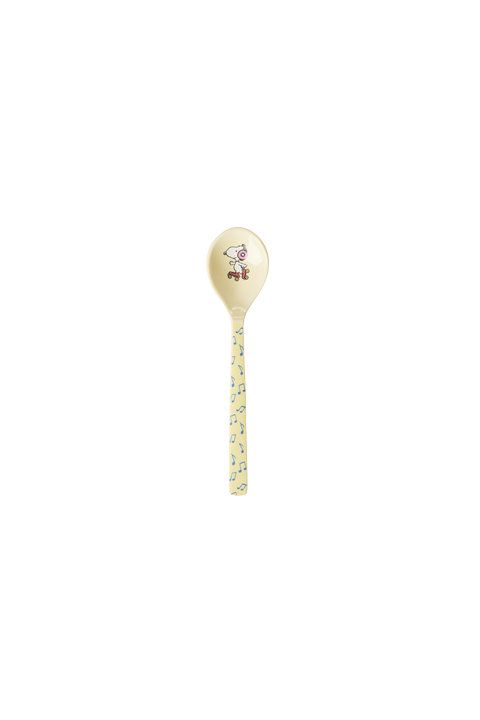 Melamine Teaspoon in 6 Asst. Snoopy Prints van Rice | Kids Conceptstore Le Fanfare