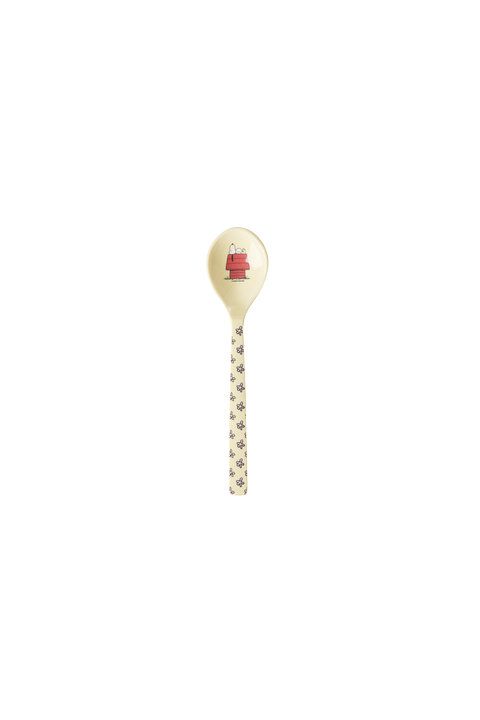 Melamine Teaspoon in 6 Asst. Snoopy Prints van Rice | Kids Conceptstore Le Fanfare