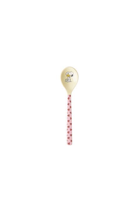 Melamine Teaspoon in 6 Asst. Snoopy Prints van Rice | Kids Conceptstore Le Fanfare